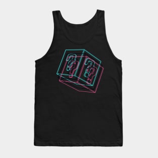 A glitch in the gaming system question box Tank Top